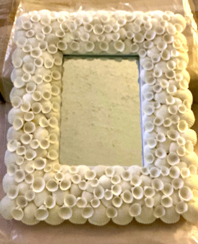 Seashell hanging mirror from - hanging,