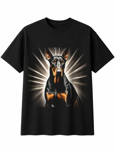 Charcoal doberman mens - mens, t-shirt