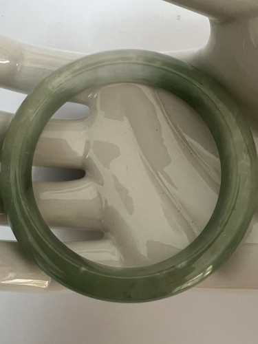 Genuine jade bangle bracelet - bangle,