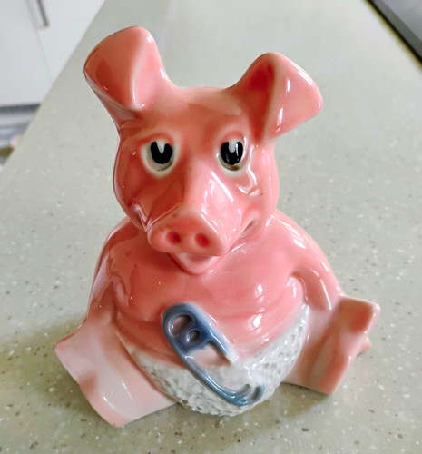 Wade pink ceramic pig - wade,