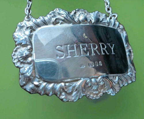 Silver sherry decanter - sherry,