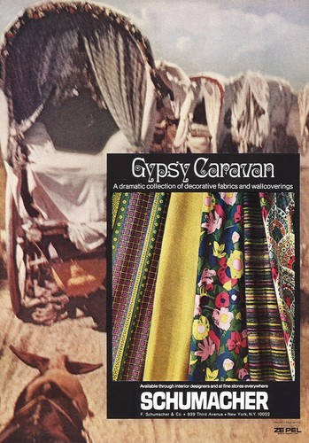 1971 schumacher fabrics gypsy - schumacher,