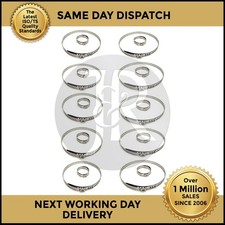 10X UNIVERSAL STAINLESS STEEL CLAMP CLIP SET FOR DRIVESHAFT CV JOINT BOOT KIT
