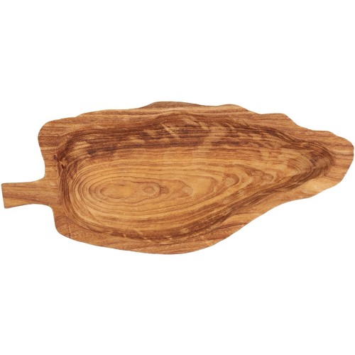 Medium brown wooden - medium, leaf