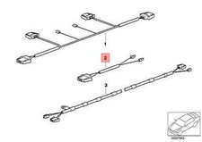 Genuine BMW E36 Convertible Adapter tubing f hardtop support OEM 61128366380