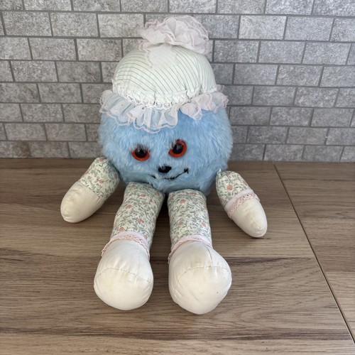 Vintage stuffed toy blue - vintage,