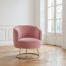 Large Art Deco Style Pink