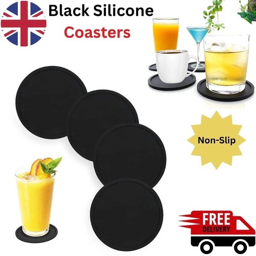 Non slip round black silicone - non-slip,