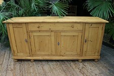 ? Gorgeous! Big! Old 2m Antique Pine Dresser Base/Sideboard/TV Stand/Kitchen ?