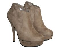 LADIES FAUX SUEDE KITTEN HEEL
