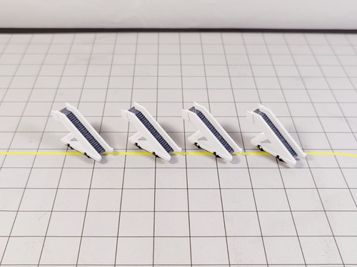 White narrowbody aircraft - 4x,