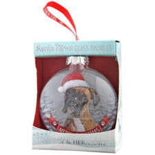 Boxer Dog Christmas Tree Decoration Bauble Gift - Gifts For Boxer Dog Lovers