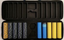 465 Clay Poker Chips In Fitted