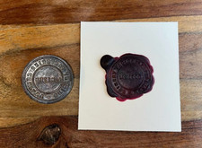 Antique Cast Iron Grimsby Factoring Company Limited Seal Stamp