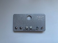 Next Silver Earrings 3 Pack Different Designs Womens