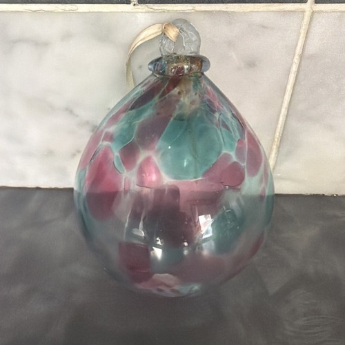 Hand blown glass ornament - glass,