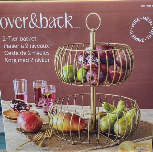 Over back tier gold - back, wire