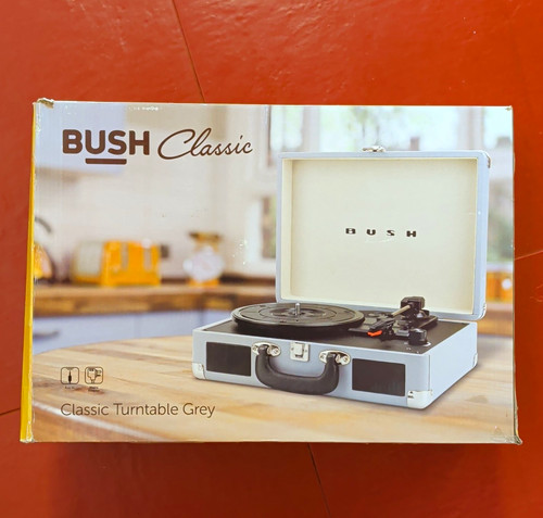 Bush classic grey turntable - grey,