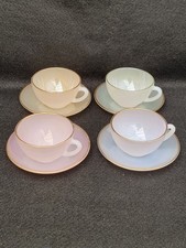 Set of 4 French Arcopal Lustre