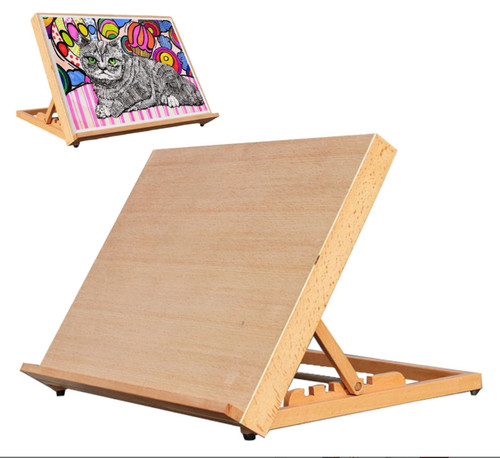 Wooden artist workstation - wooden,