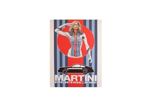 Martini porsche retro look - porsche,