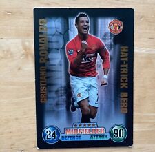 Match Attax 2007/2008 Cristiano Ronaldo Hat trick hero Manchester United.