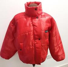 Eisenegger Womens Red Orange Short Puffer Jacket UK Size Large