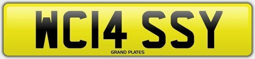 Classy number plate wc14 ssy - classy,