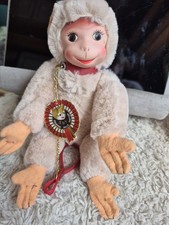 vintage plush monkey toy from