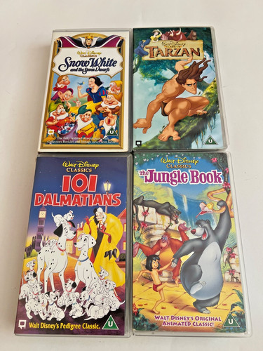 Disney vhs tape bundle - tape, x4