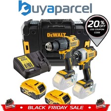 Dewalt DCK2062P2 18v Brushless DCD709 Combi Drill DCF809 Impact Driver 2 x 5.0ah