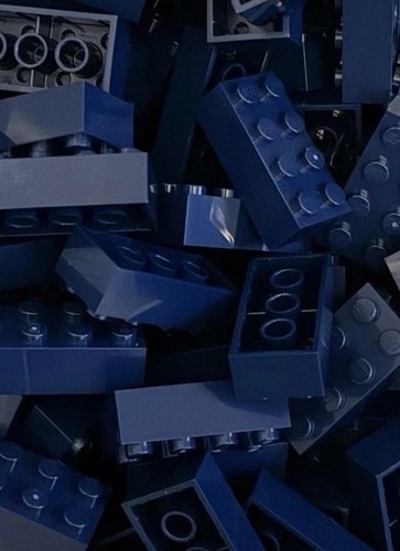 Lego bricks 100 2x4 - 100, (3001)