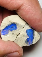 Do you see the eyes? Nobby Black Opal Split. Natural Australian Opal