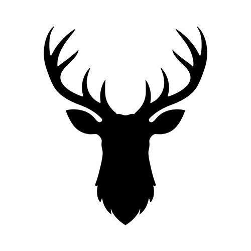 Stag deer head - stag,