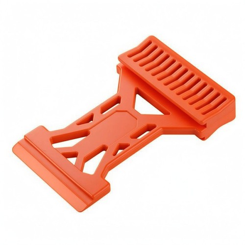 Wood floor block - wood, ridged