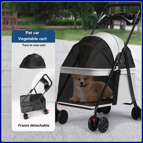 Large pet stroller dog cat - pet,