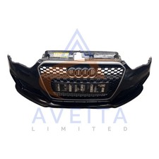 Audi RS3 8V 2017 Front Bumper Complete Panther Black LZ9Z 8V4807065