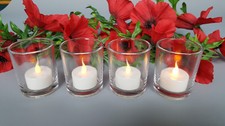 Glass Votive Tea Light Holder