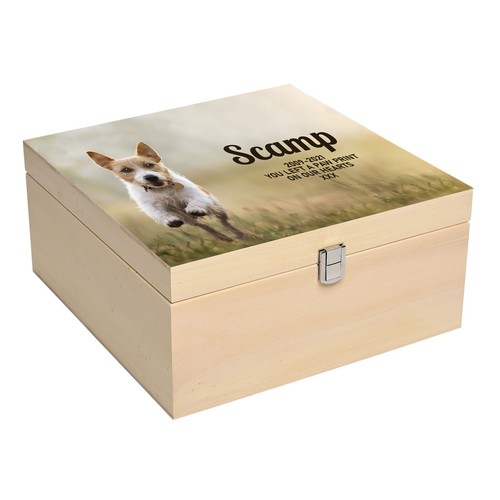 Personalised photo wood pet - wood,