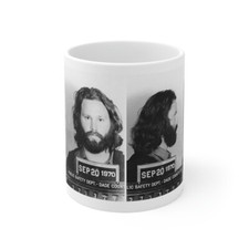 Jim Morrison Mugshot Coffee