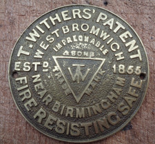 Rare DOMED VINTAGE BRASS SAFE