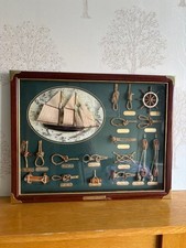 Framed Sailor Nautical Rope