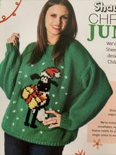 Knitting Pattern Shaun   The Sheep Christmas Jumper Chunky Ladies 6-18