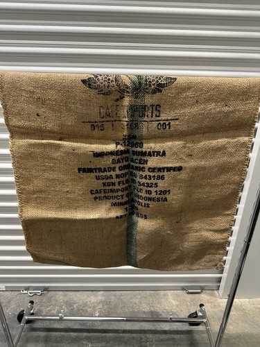 Large burlap coffee - large,