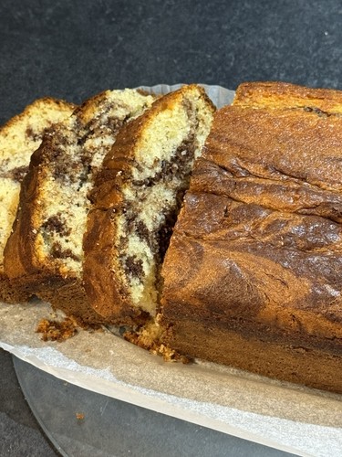 Fresh homemade marble cake - fresh,