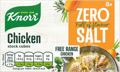 Knorr zero salt chicken - salt,