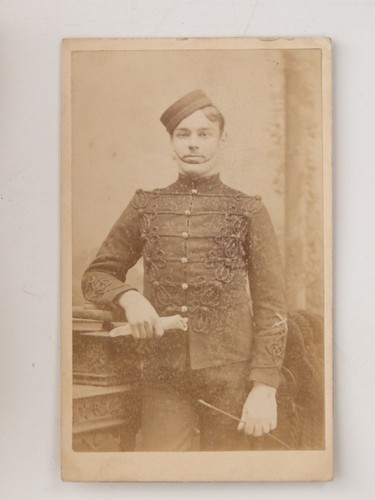 Young man hussar - hussar, cdv