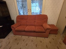 **Quality Bargain** - 3 Seater Settee, with 2 Armchairs & Pouffe. G-Plan. 