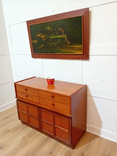 Retro teak nathan - teak, squares