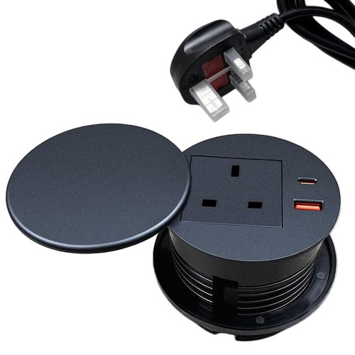 Recessed desk power - recessed,